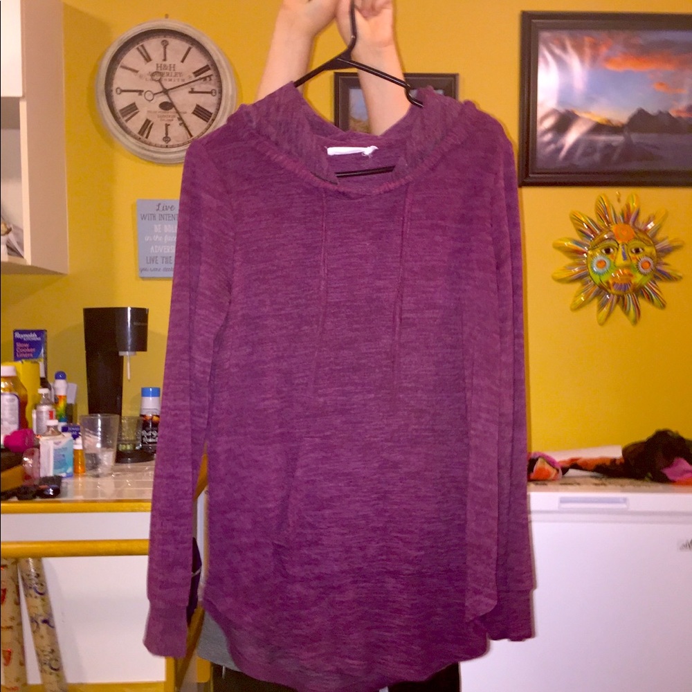 Beautiful comfortable and cozy Eggplant Hoddie